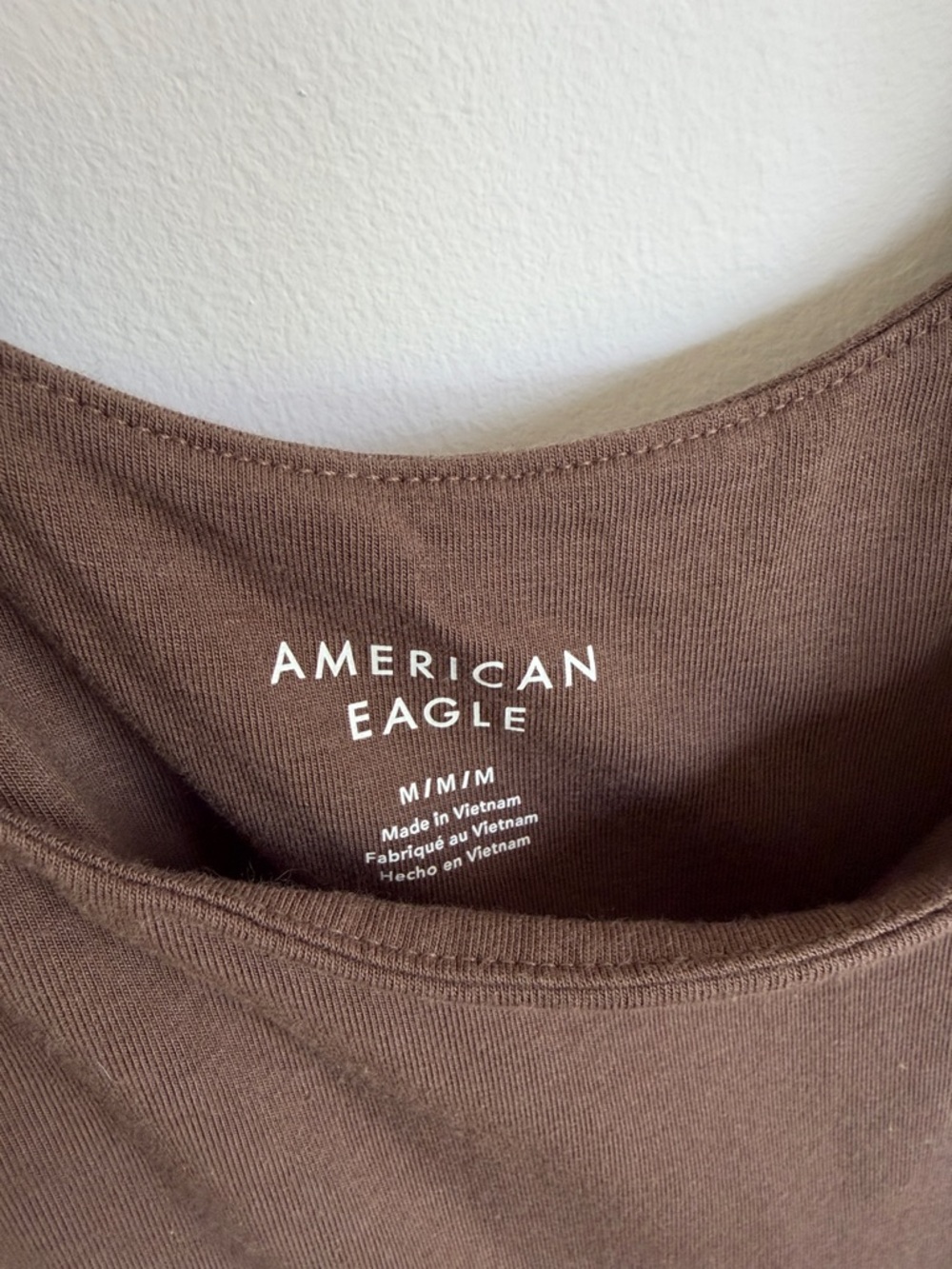American Eagle Outfitters Brown Scoop Neck Midi/Maxi Dress - Picture 4 of 6